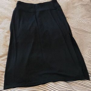 Athleta long pencil skirt